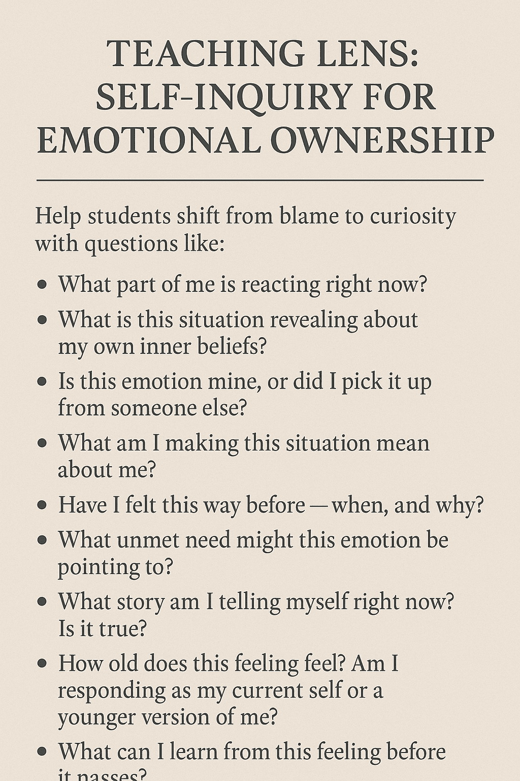 Questions to help kids understand emotions